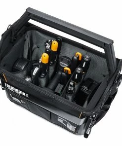 TOUGHBUILT Tool Bags Large Black Polyester 16-in Tool Tote -Craftsman Sales Shop 42356915