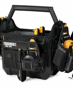TOUGHBUILT Tool Bags Large Black Polyester 16-in Tool Tote -Craftsman Sales Shop 42356919