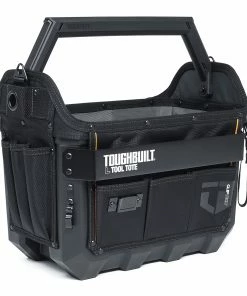 TOUGHBUILT Tool Bags Large Black Polyester 16-in Tool Tote -Craftsman Sales Shop 42356924