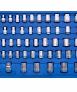 Kobalt Mechanics Tool Sets 250-Piece Standard (SAE) and Metric Combination Polished Chrome Mechanics Tool Set (1/4-in; 3/8-in) -Craftsman Sales Shop 42394142 scaled