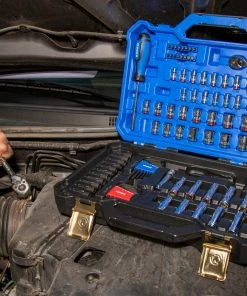 Kobalt Mechanics Tool Sets Centennial 100-Piece Standard (SAE) and Metric Combination Polished Chrome Mechanics Tool Set (1/4-in; 3/8-in) 24 Kobalt Mechanics Tool Sets Centennial 100-Piece Standard (SAE) and Metric Combination Polished Chrome Mechanics Tool Set (1/4-in; 3/8-in) -Craftsman Sales Shop 42394149 scaled