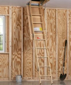 Century Attic Ladders Elite 7.75-ft to 10.25-ft Type I Wood Attic Ladder 14 Century Attic Ladders Elite 7.75-ft to 10.25-ft Type I Wood Attic Ladder -Craftsman Sales Shop 42503211