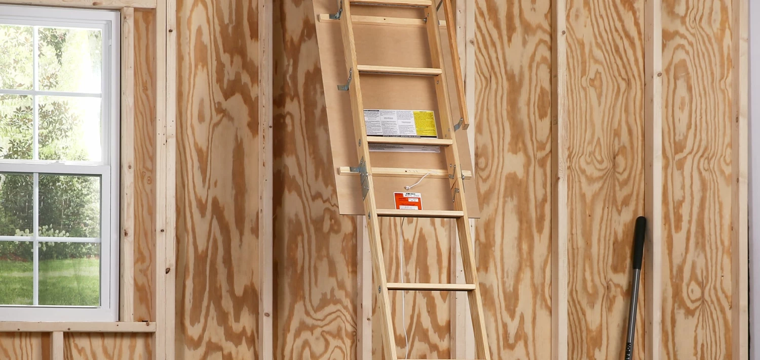 Century Attic Ladders Elite 7.75-ft to 10.25-ft Type I Wood Attic Ladder 3 Century Attic Ladders Elite 7.75-ft to 10.25-ft Type I Wood Attic Ladder - Image 3