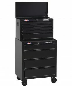 CRAFTSMAN Bottom Tool Cabinets 1000 Series 26.5-in W x 32.5-in H 4-Drawer Steel Rolling Tool Cabinet (Black) -Craftsman Sales Shop 42548641