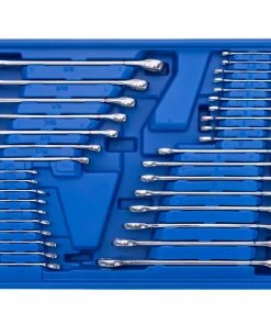 Kobalt Mechanics Tool Sets 250-Piece Standard (SAE) and Metric Combination Polished Chrome Mechanics Tool Set (1/4-in; 3/8-in) -Craftsman Sales Shop 42702394 scaled