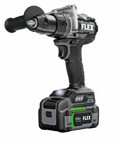 FLEX Drills 24-volt 1/2-in Brushless Cordless Drill (2-Batteries Included and Charger Included) -Craftsman Sales Shop 43085948