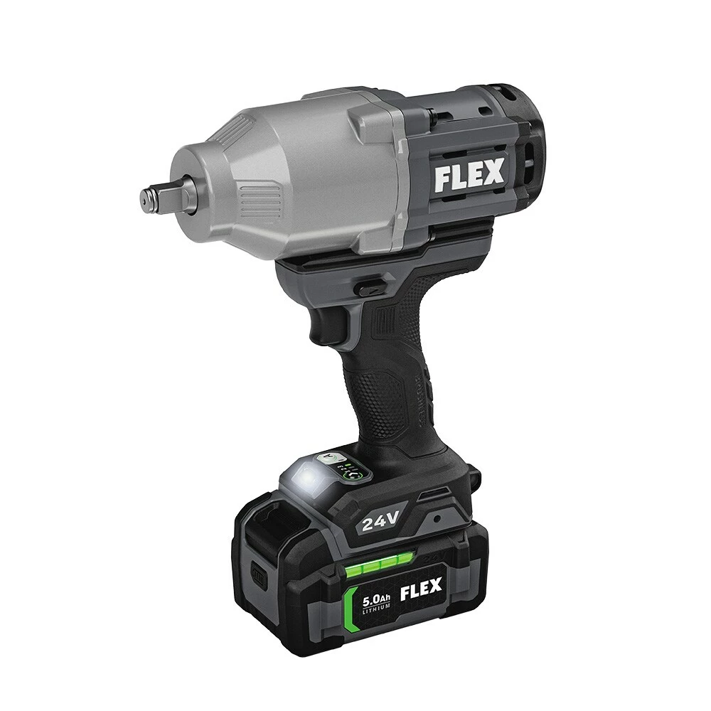 FLEX Impact Wrenches 24-volt Variable Speed Brushless 1/2-in Drive Cordless Impact Wrench (1-Battery Included) 2 FLEX Impact Wrenches 24-volt Variable Speed Brushless 1/2-in Drive Cordless Impact Wrench (1-Battery Included) - Image 2