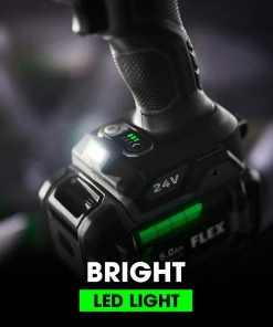 FLEX Impact Wrenches 24-volt Variable Speed Brushless 1/2-in Drive Cordless Impact Wrench (1-Battery Included) 19 FLEX Impact Wrenches 24-volt Variable Speed Brushless 1/2-in Drive Cordless Impact Wrench (1-Battery Included) -Craftsman Sales Shop 43086400