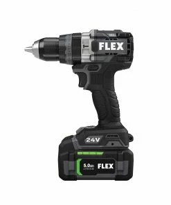 FLEX Hammer Drills 1/2-in 24-volt Variable Speed Brushless Cordless Hammer Drill (2-Batteries Included) -Craftsman Sales Shop 43120320