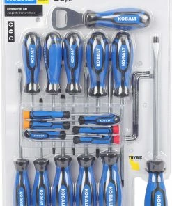 Kobalt Screwdrivers 20-Piece Plastic Handle Magnetic Set Screwdriver Set