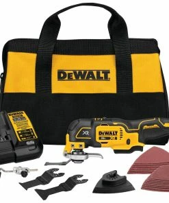 DEWALT Oscillating Tool Kits XR 8-Piece Brushless 20-volt Max 3-speed Oscillating Multi-Tool Kit with Soft Case (1-Battery Included)
