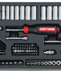 CRAFTSMAN Mechanics Tool Sets 308-Piece Standard (SAE) and Metric Combination Polished Chrome Mechanics Tool Set (1/4-in; 3/8-in) 10 CRAFTSMAN Mechanics Tool Sets 308-Piece Standard (SAE) and Metric Combination Polished Chrome Mechanics Tool Set (1/4-in; 3/8-in) -Craftsman Sales Shop 43236107