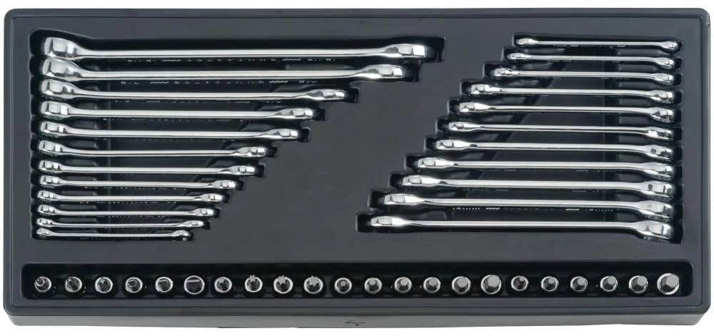 CRAFTSMAN Mechanics Tool Sets 308-Piece Standard (SAE) and Metric Combination Polished Chrome Mechanics Tool Set (1/4-in; 3/8-in) 6 CRAFTSMAN Mechanics Tool Sets 308-Piece Standard (SAE) and Metric Combination Polished Chrome Mechanics Tool Set (1/4-in; 3/8-in) - Image 6