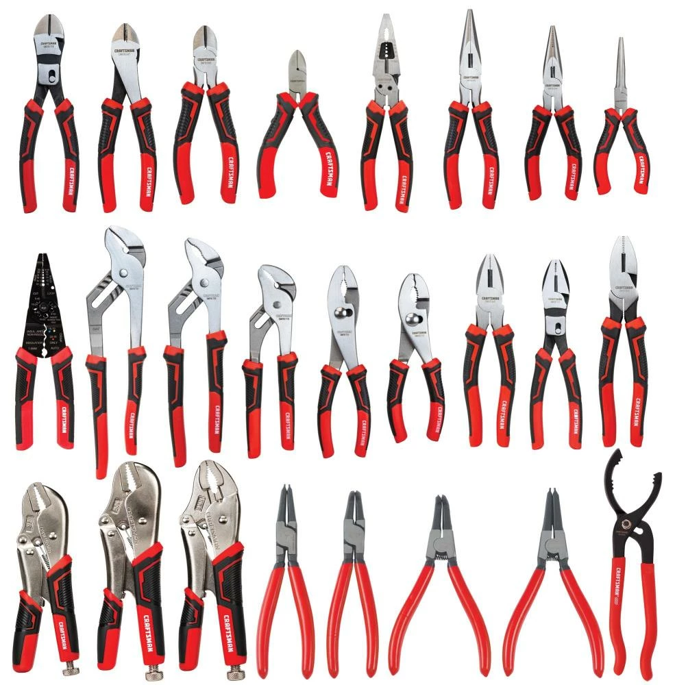 CRAFTSMAN Plier Sets 25-Pack Assorted Plier Set 1 CRAFTSMAN Plier Sets 25-Pack Assorted Plier Set
