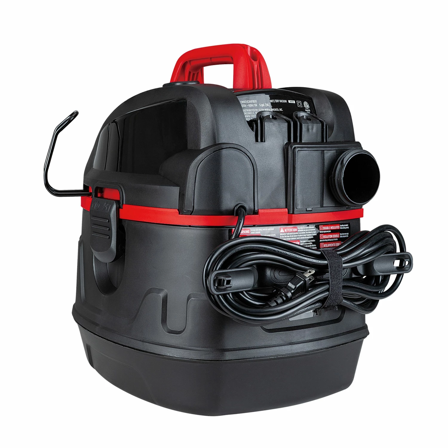 CRAFTSMAN Shop Vacuums 5-Gallon Corded Portable Wet/Dry Shop Vacuum 8 CRAFTSMAN Shop Vacuums 5-Gallon Corded Portable Wet/Dry Shop Vacuum - Image 8