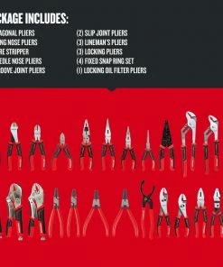 CRAFTSMAN Plier Sets 25-Pack Assorted Plier Set 10 CRAFTSMAN Plier Sets 25-Pack Assorted Plier Set -Craftsman Sales Shop 43490818