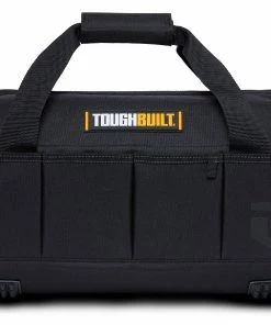 TOUGHBUILT Tool Bags Massive Mouth Black/Orange Polyester 16-in Zippered Tool Bag