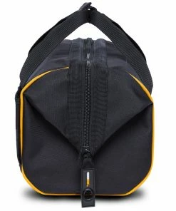 TOUGHBUILT Tool Bags Massive Mouth Black/Orange Polyester 16-in Zippered Tool Bag -Craftsman Sales Shop 43628149