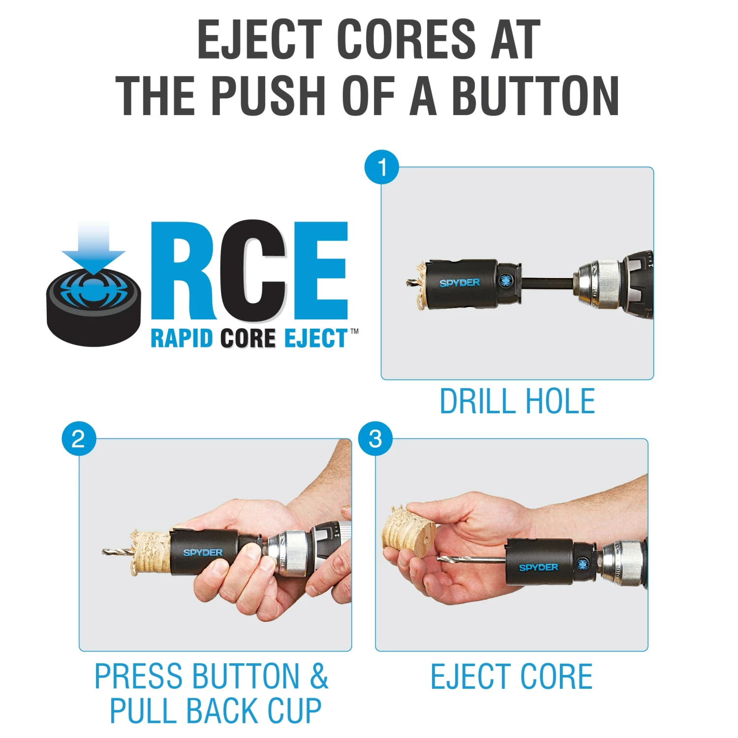 Spyder Hole Saws & Kits 11-Piece Set Bi-metal Arbored Adjustable Hole Saw Kit Set 6 Spyder Hole Saws & Kits 11-Piece Set Bi-metal Arbored Adjustable Hole Saw Kit Set - Image 6