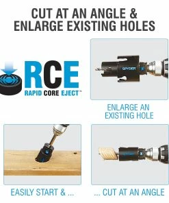 Spyder Hole Saws & Kits 11-Piece Set Bi-metal Arbored Adjustable Hole Saw Kit Set 13 Spyder Hole Saws & Kits 11-Piece Set Bi-metal Arbored Adjustable Hole Saw Kit Set -Craftsman Sales Shop 43648779