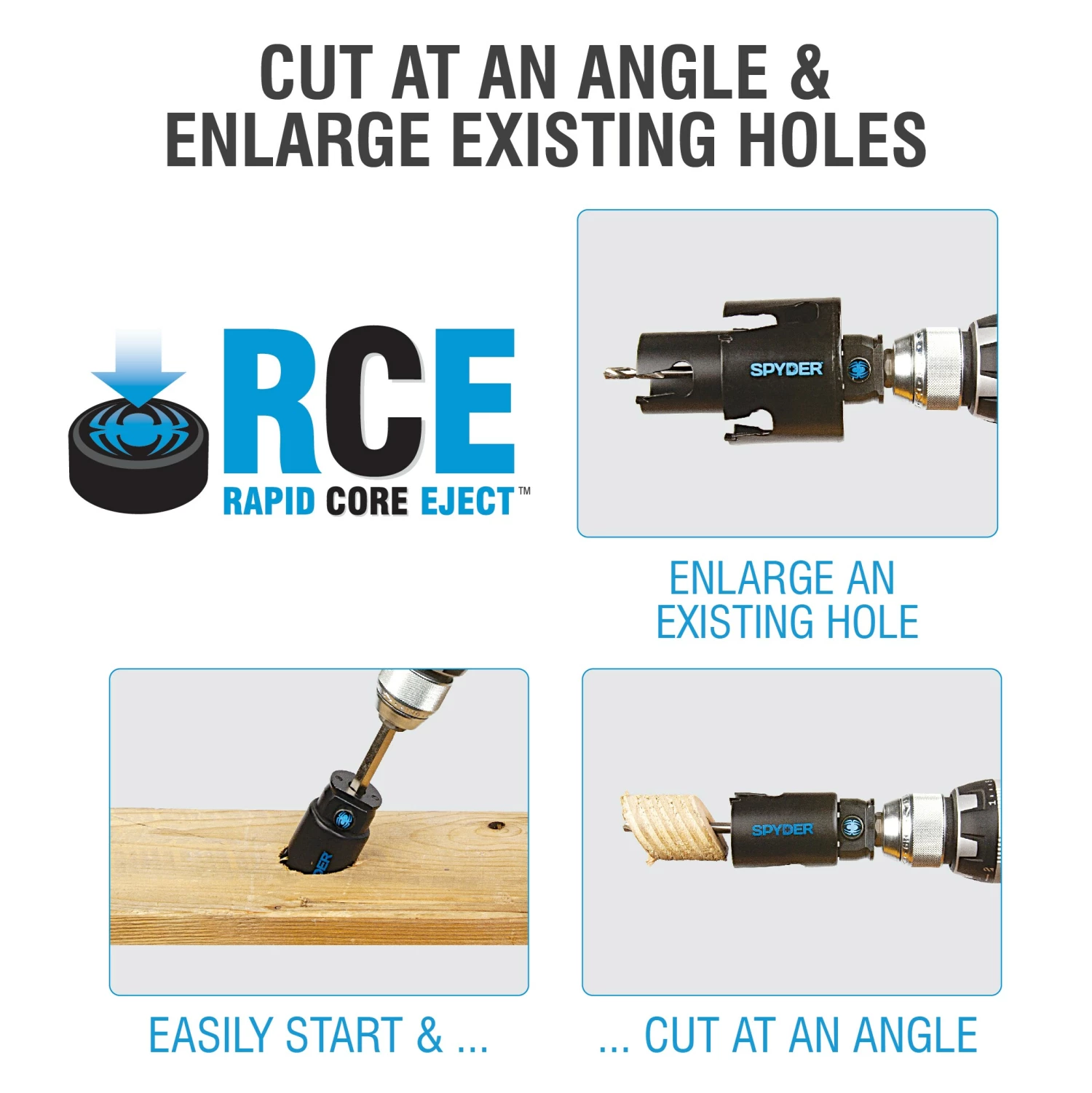 Spyder Hole Saws & Kits 11-Piece Set Bi-metal Arbored Adjustable Hole Saw Kit Set 7 Spyder Hole Saws & Kits 11-Piece Set Bi-metal Arbored Adjustable Hole Saw Kit Set - Image 7