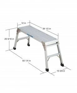 Werner Scaffolding 3.8-ft x 1-ft Aluminum Work Platform 250 lbs. Capacity -Craftsman Sales Shop 44000989