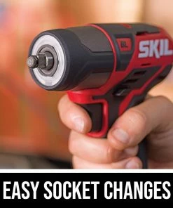 SKIL Impact Wrenches PWR CORE 12-Amp 12-volt Variable Speed Brushless 3/8-in square Drive Cordless Impact Wrench (1-Battery Included) -Craftsman Sales Shop 44003514