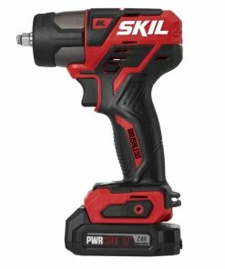 SKIL Impact Wrenches PWR CORE 12-Amp 12-volt Variable Speed Brushless 3/8-in square Drive Cordless Impact Wrench (1-Battery Included) -Craftsman Sales Shop 44003515