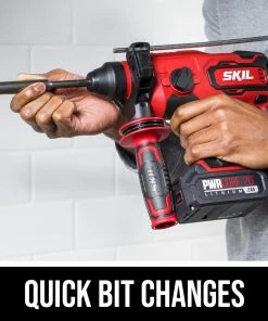 SKIL Rotary Hammer Drills PWR CORE 20 20-Volt SDS-Plus Variable Speed Cordless Rotary Hammer Drill (1-Batteries Included) -Craftsman Sales Shop 44004843