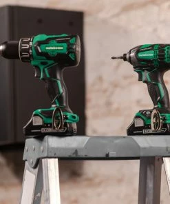 Metabo HPT Power Tool Combo Kits MultiVolt 2-Tool 18-Volt Brushless Power Tool Combo Kit with Hard Case (2-Batteries Included and Charger Included) 14 Metabo HPT Power Tool Combo Kits MultiVolt 2-Tool 18-Volt Brushless Power Tool Combo Kit with Hard Case (2-Batteries Included and Charger Included) -Craftsman Sales Shop 44012862