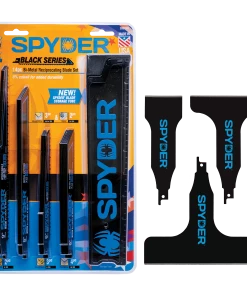 Spyder Reciprocating Saw Blades Black Series 17-Pack Bi-metal Set Wood/Metal Cutting Reciprocating Saw Blade Set -Craftsman Sales Shop 44244962