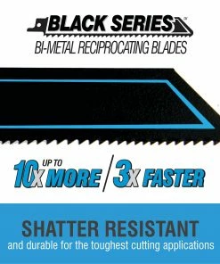 Spyder Reciprocating Saw Blades Black Series 17-Pack Bi-metal Set Wood/Metal Cutting Reciprocating Saw Blade Set -Craftsman Sales Shop 44244964