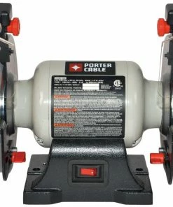 PORTER-CABLE Bench Grinders 6-in Bench Grinder with Built-in Light -Craftsman Sales Shop 44272474