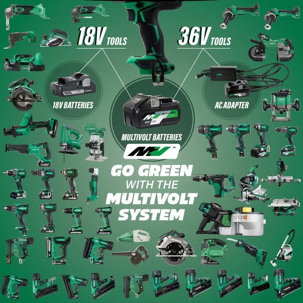 Metabo HPT Routers MultiVolt 1/4-in-Amp Variable Speed Brushless Trim Cordless Router (Tool Only) 10 Metabo HPT Routers MultiVolt 1/4-in-Amp Variable Speed Brushless Trim Cordless Router (Tool Only) - Image 10