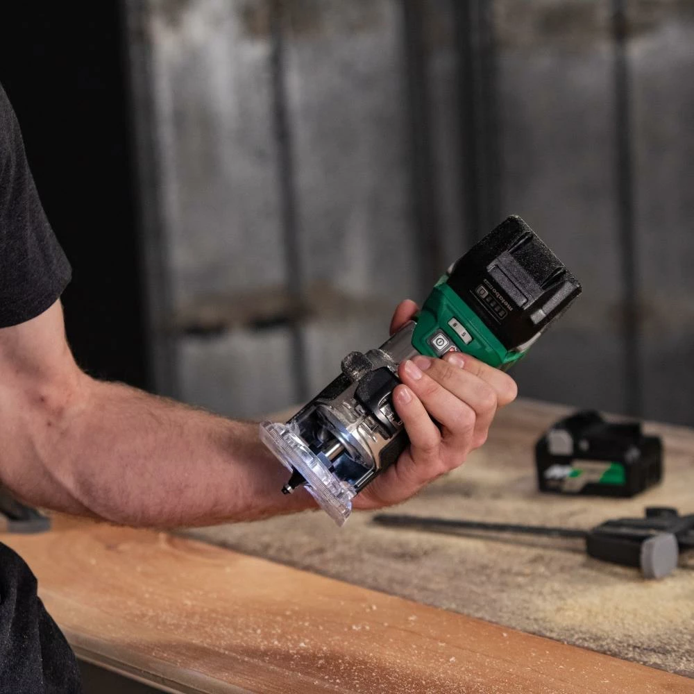 Metabo HPT Routers MultiVolt 1/4-in-Amp Variable Speed Brushless Trim Cordless Router (Tool Only) 9 Metabo HPT Routers MultiVolt 1/4-in-Amp Variable Speed Brushless Trim Cordless Router (Tool Only) - Image 9