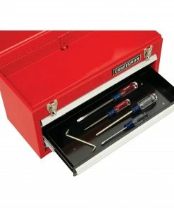 CRAFTSMAN Portable Tool Boxes Portable 20.5-in Ball-bearing 3-Drawer Red Steel Lockable Tool Box -Craftsman Sales Shop 44396999