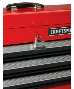 CRAFTSMAN Portable Tool Boxes Portable 20.5-in Ball-bearing 3-Drawer Red Steel Lockable Tool Box -Craftsman Sales Shop 44397001
