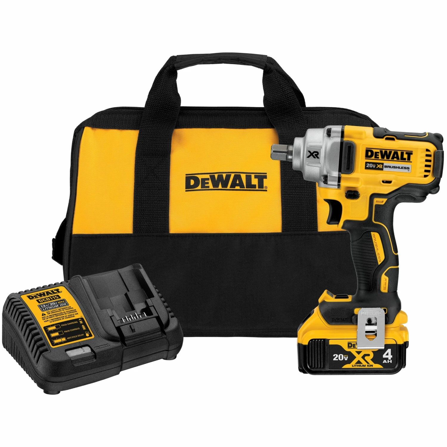 DEWALT Impact Wrenches Xr 20-volt Max Variable Speed Brushless 1/2-in Drive Cordless Impact Wrench (1-Battery Included) 1 DEWALT Impact Wrenches Xr 20-volt Max Variable Speed Brushless 1/2-in Drive Cordless Impact Wrench (1-Battery Included)