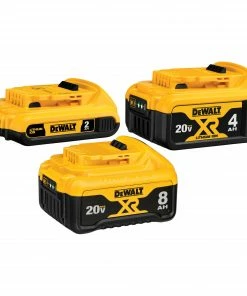 DEWALT Power Tool Batteries & Chargers V20 20-volt Max 3-Pack 8 Amp-Hour; 4 Amp-Hour Lithium-ion Power Tool Battery