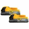 DEWALT Power Tool Batteries & Chargers 20V MAX DEWALT POWERSTACK Compact Battery (2-PK)