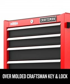CRAFTSMAN Bottom Tool Cabinets 2000 Series 27-In 5-Drawer Cabinet - Red -Craftsman Sales Shop 44897391