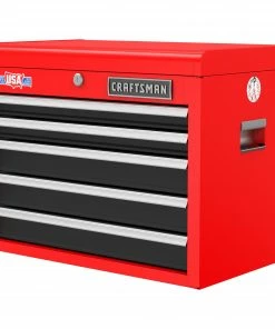 CRAFTSMAN Top Tool Chests 2000 Series 26-In 5-Drawer Chest - Red -Craftsman Sales Shop 44897401