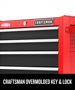 CRAFTSMAN Bottom Tool Cabinets 2000 Series 26.5-in W x 34-in H 5-Drawer Steel Rolling Tool Cabinet (Red) -Craftsman Sales Shop 44897408