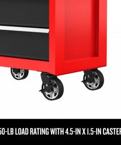 CRAFTSMAN Bottom Tool Cabinets 2000 Series 26.5-in W x 34-in H 5-Drawer Steel Rolling Tool Cabinet (Red) -Craftsman Sales Shop 44897412
