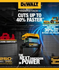 DEWALT Power Tool Batteries & Chargers 20V MAX DEWALT POWERSTACK Compact Battery -Craftsman Sales Shop 45231064 scaled