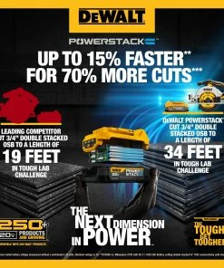 DEWALT Power Tool Batteries & Chargers 20V MAX DEWALT POWERSTACK Compact Battery -Craftsman Sales Shop 45231065 scaled