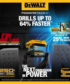 DEWALT Power Tool Batteries & Chargers 20V MAX DEWALT POWERSTACK Compact Battery (2-PK) -Craftsman Sales Shop 45231070 scaled