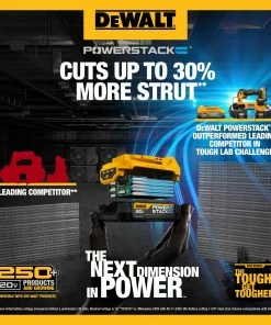 DEWALT Power Tool Batteries & Chargers 20V MAX DEWALT POWERSTACK Compact Battery (2-PK) -Craftsman Sales Shop 45231075 scaled