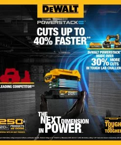 DEWALT Power Tool Batteries & Chargers 20V MAX DEWALT POWERSTACK Compact Battery (2-PK) -Craftsman Sales Shop 45231084 scaled