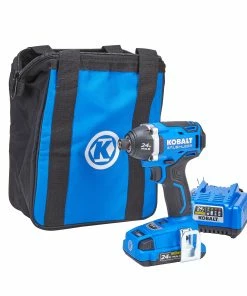 Kobalt Impact Drivers 24-volt Max Variable Speed Brushless Cordless Impact Driver (1-Battery Included) 12 Kobalt Impact Drivers 24-volt Max Variable Speed Brushless Cordless Impact Driver (1-Battery Included) -Craftsman Sales Shop 45231352